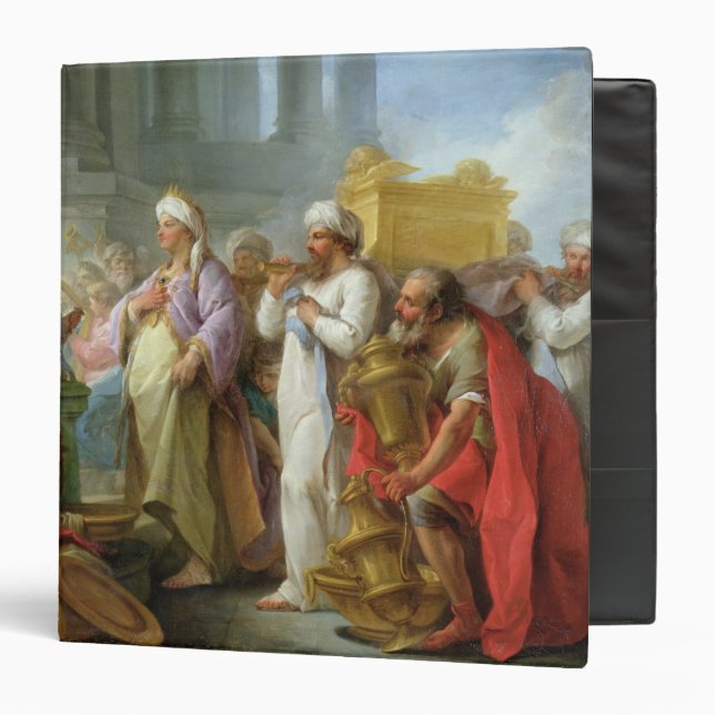 Solomon Before the Ark of the Covenant, 1747 Binder (Front/Inside)