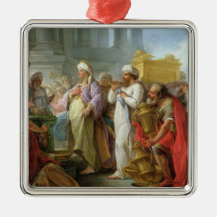 Solomon Before the Ark of the Covenant, 1747 Metal Ornament