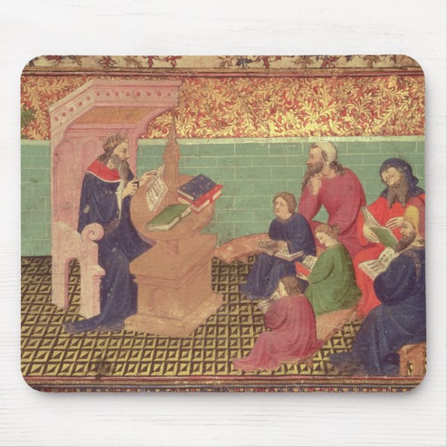 Solomon dictates the Proverbs Mouse Pad (Front)