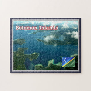 Solomon Islands - Aerial View - Jigsaw Puzzle