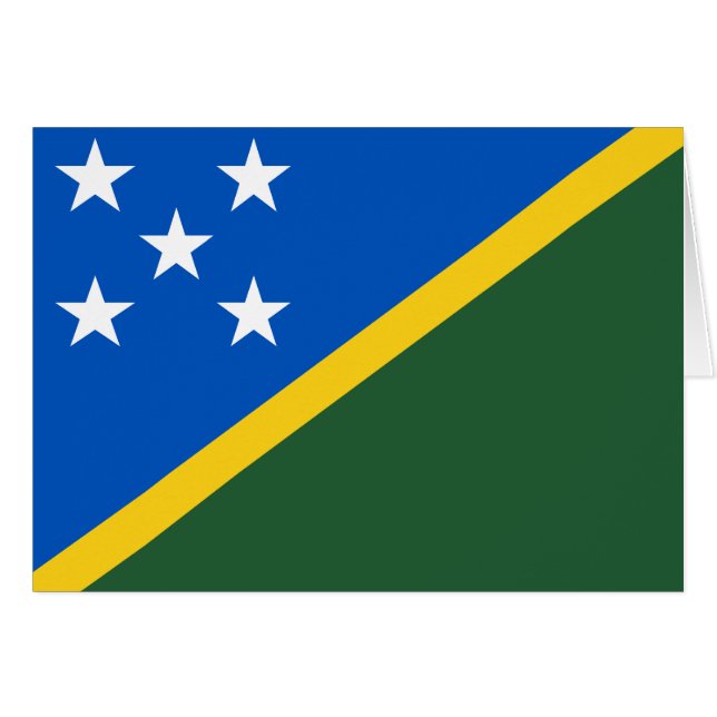 Solomon Islands Flag (Devant horizontal)