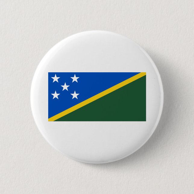 Solomon Islands Flag 2 Inch Round Button (Front)