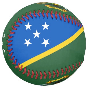 Solomon Islands Flag and Coat of Arms Patriotic Softball