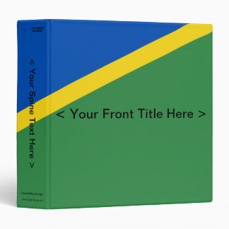 Solomon Islands Flag Binder
