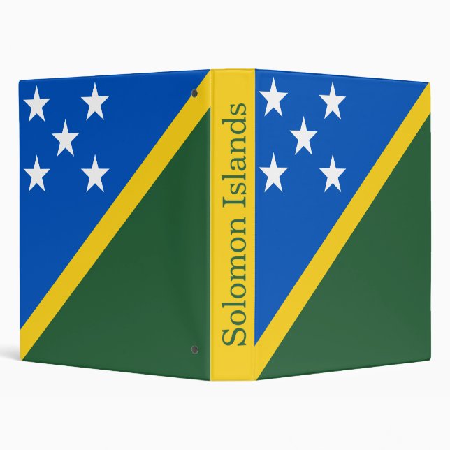Solomon Islands Flag Binder (Background)