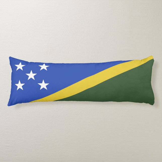Solomon Islands flag Body Pillow (Front)