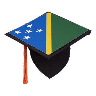 Solomon Islands Flag Graduation Cap Topper