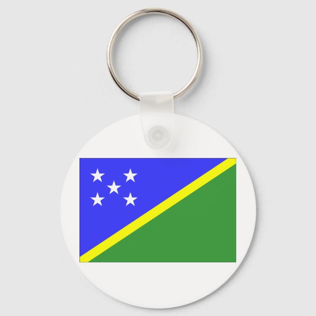 Solomon Islands Flag Keychain (Front)