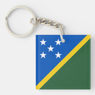 Solomon Islands Flag Keychain