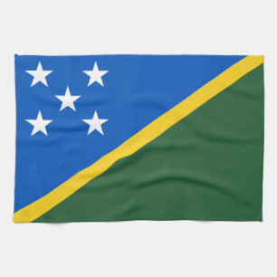 Solomon Islands Flag Kitchen Towel