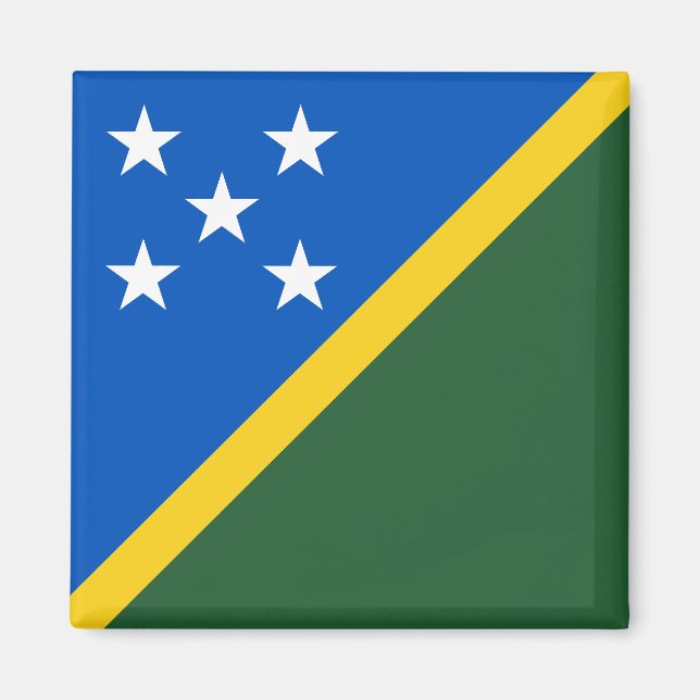 Solomon Islands Flag Magnet (Front)