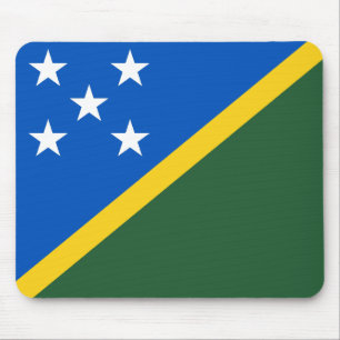 Solomon Islands Flag Mouse Pad