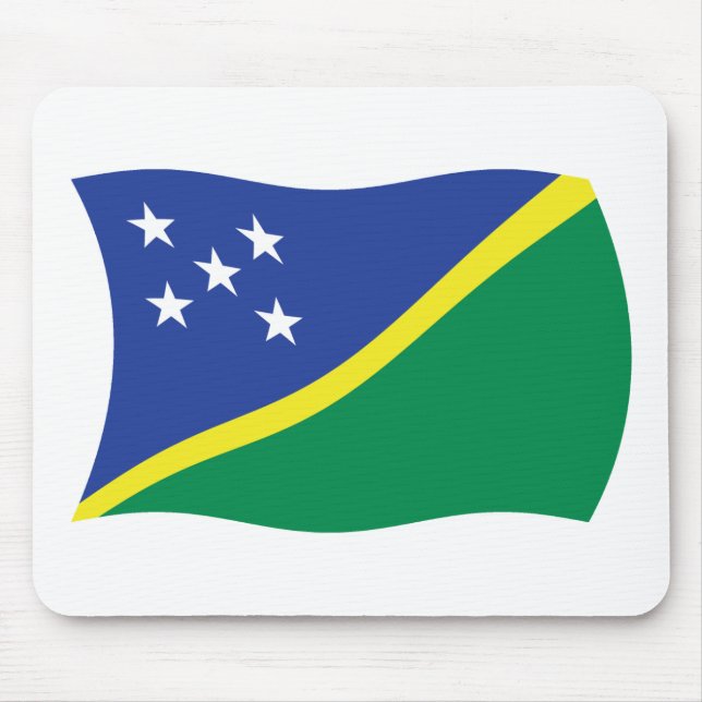 Solomon Islands Flag Mousepad (Front)