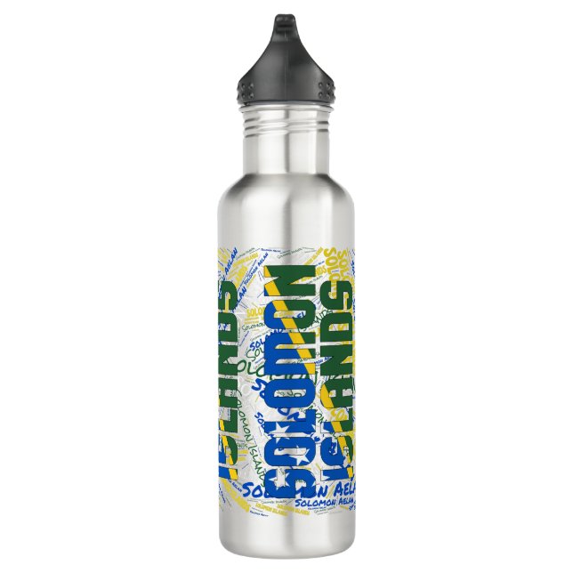 Solomon Islands Flag Patriotic 710 Ml Water Bottle (Right)