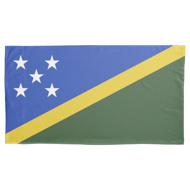 Solomon Islands flag Pillowcase (Front)