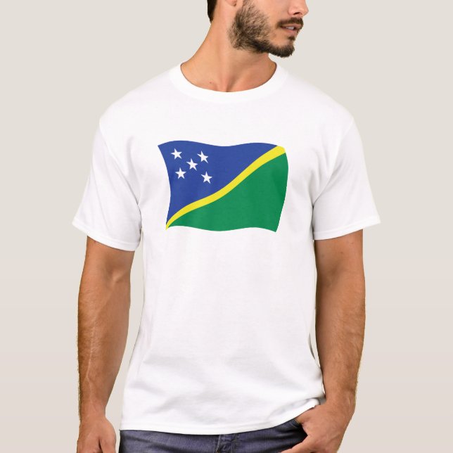 Solomon Islands Flag Shirt (Front)