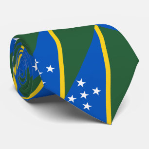 Solomon Islands Flag Tie