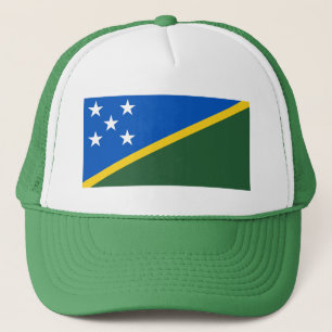 Solomon Islands Flag Trucker Hat