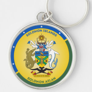Solomon Islands Heritage Emblem Keychain