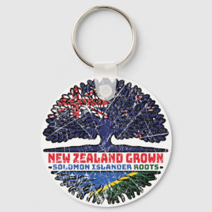Solomon Islands Islander New Zealander New Zealand Keychain