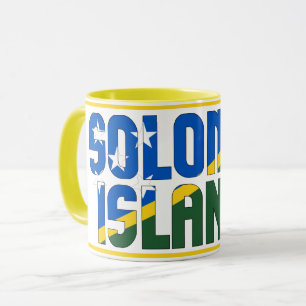 Solomon Islands National Flag Patriotic Coffee Mug