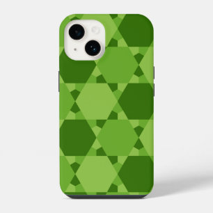 Solomon Seal Star of David Optical Illusion iPhone 14 Case
