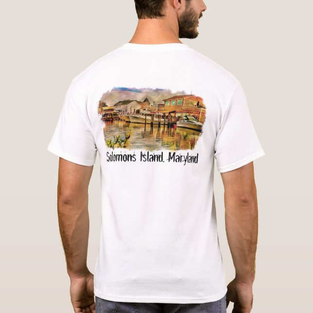 Solomons Island Maryland T-Shirt (Back)