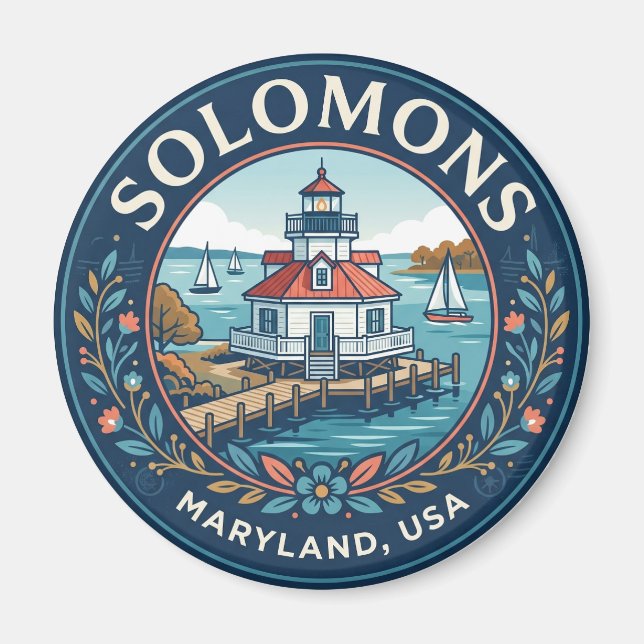 Solomons USA Magnet (Front)