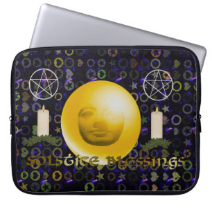 Solstice Blessings Laptop Sleeve
