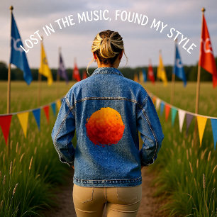 Solstice Bloom Denim Jacket