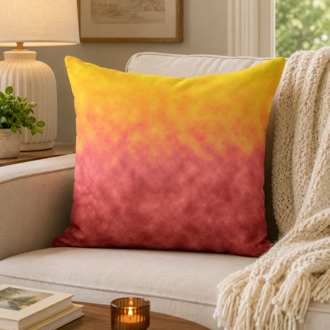 Solstice Bloom Throw Pillow (Creator Uploaded)