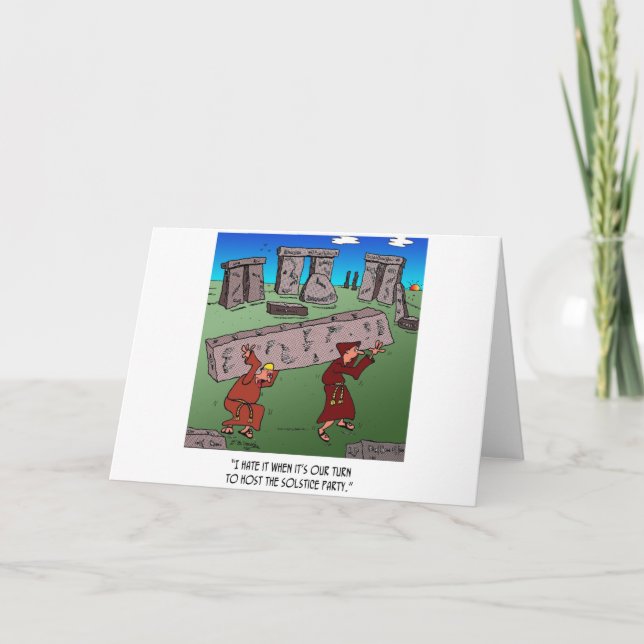 Solstice Cartoon 9494 Card (Front)