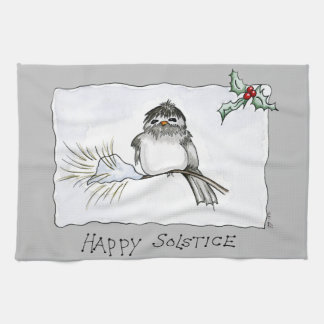 Solstice Chickadee Kitchen Towel