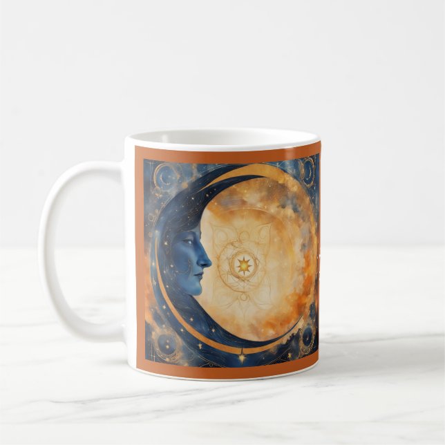 Solstice Homme Solaire dans la Mug Personnalisée d (Gauche)