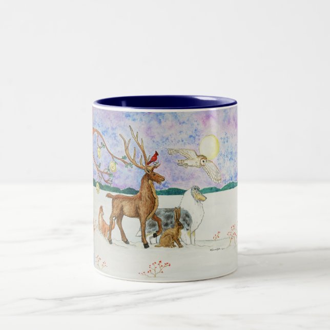 Solstice Magic Two-Tone Coffee Mug (Center)
