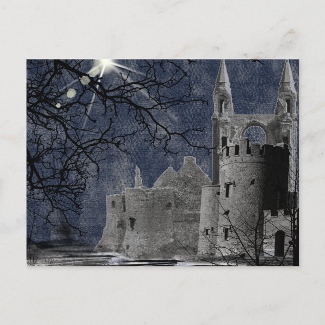 Solstice Night Gothic Landscape Postcard (Front)