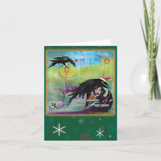 Solstice Ravens Card