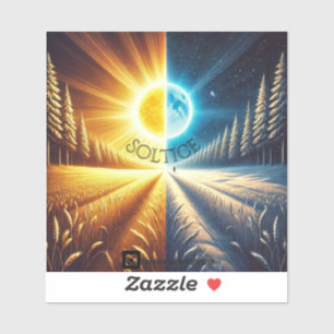 "Solstice" sticker