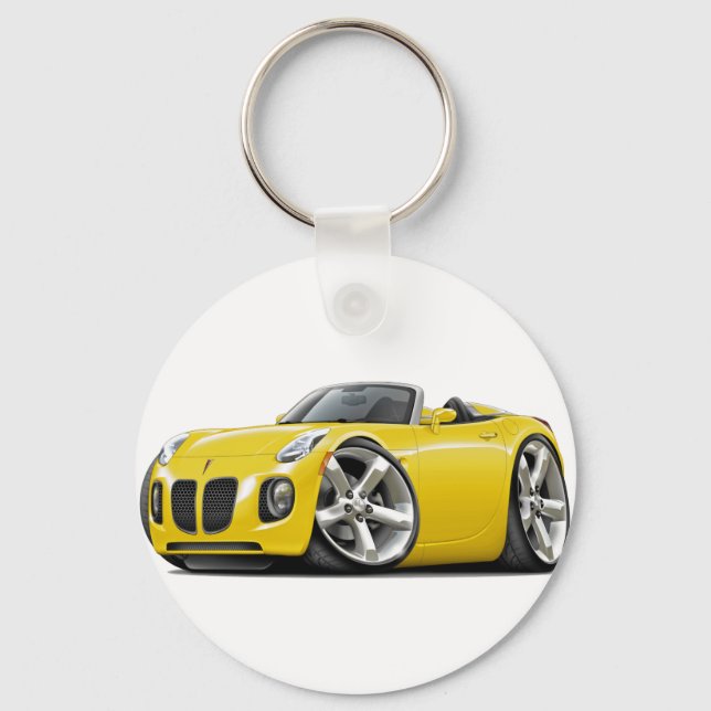 Solstice Yellow Convertible Keychain (Front)