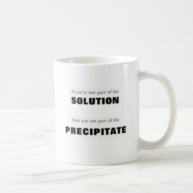 solution precipitate mug (Right)
