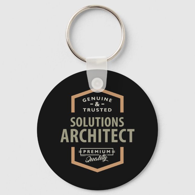 Solutions Architect Keychain (Front)