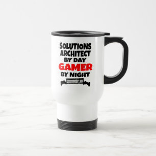 Solutions Architect Loves Playing Video Games Travel Mug