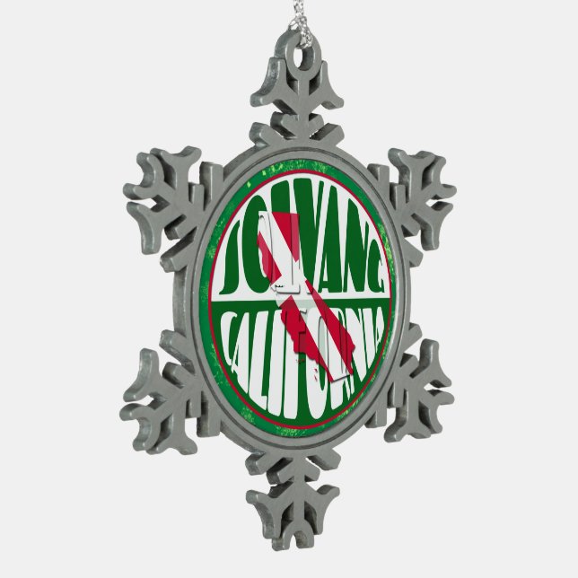 Solvang California Danish Christmas Tree Ornament (Left)