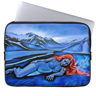 “Sólvátra” - Flame Beneath Ice Laptop Sleeve
