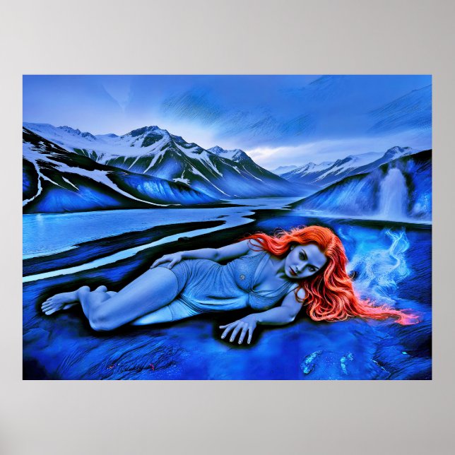 “Sólvátra”  - Flame Beneath Ice Poster (Front)