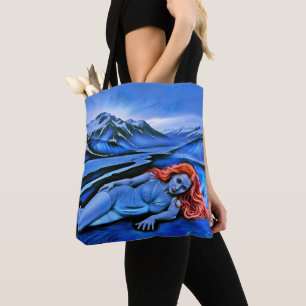 “Sólvátra”  - Flame Beneath Ice Tote Bag