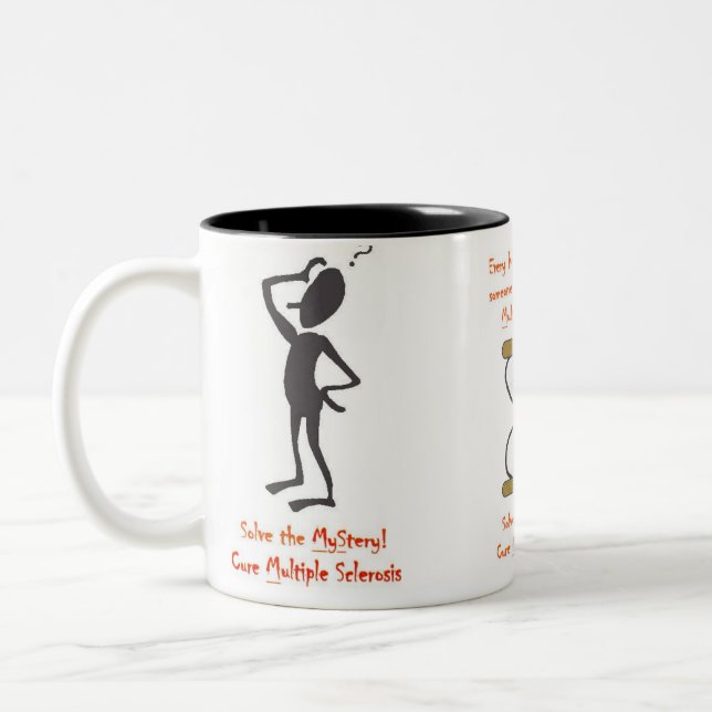 "Solve the MyStery" mug (Left)