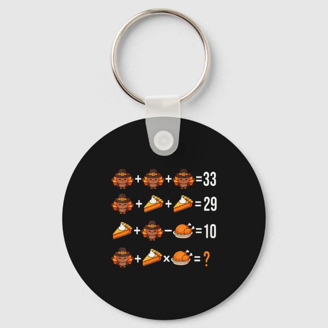 Solve The Problem Funny 67 Meme Brainrot Math Teac Keychain (Front)