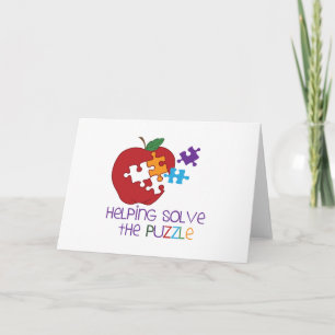 Solve The Puzzle Card