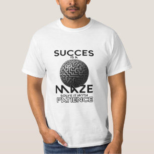 Solve the Success Maze with Patience T-Shirt